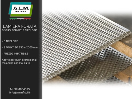 Lamiera forata diverse - lamiera,