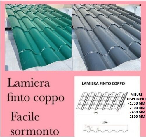 Lamiera ondulata finto coppo - lamiera,