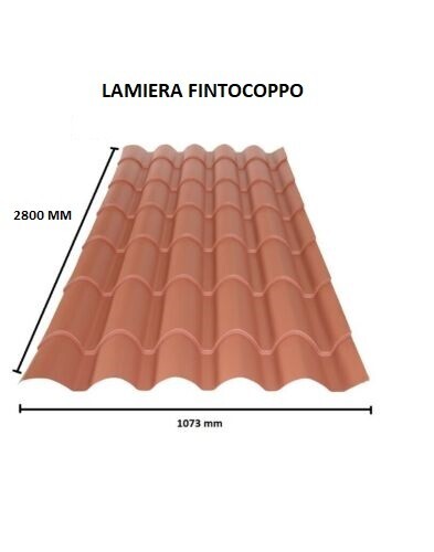 Lamiera ondulata finto coppo - lamiera,